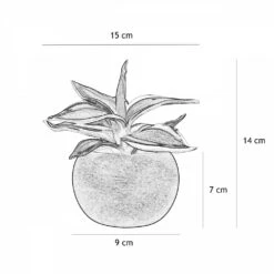 Plante Verte Artificielle Pot Effet Bois 14cm -Grasses Fleurs Soldes Boutique 35863c0b96920df6