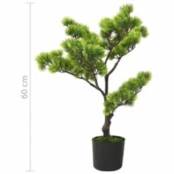 VIDAXL Bonsaï De Pin Artificiel Avec Pot 60 Cm Vert 15 VIDAXL Bonsaï De Pin Artificiel Avec Pot 60 Cm Vert -Grasses Fleurs Soldes Boutique 3cd8149ccf427cd7
