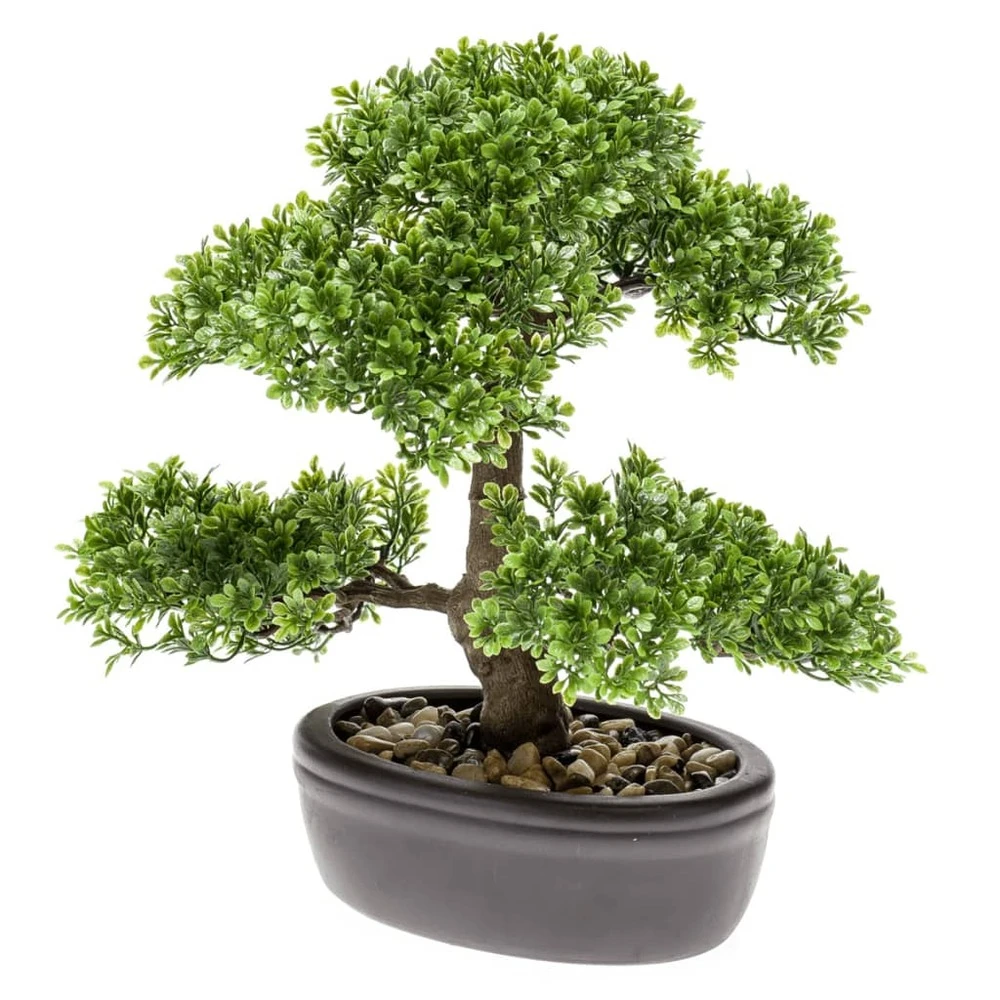 Emerald Mini Bonsaï Ficus Artificiel Vert 32 Cm 420002 3 Emerald Mini Bonsaï Ficus Artificiel Vert 32 Cm 420002