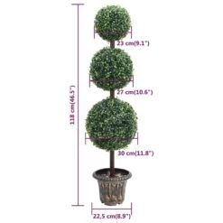 VIDAXL Plante De Buis Artificiel Avec Pot Forme De Boule Vert 118 Cm 11 VIDAXL Plante De Buis Artificiel Avec Pot Forme De Boule Vert 118 Cm -Grasses Fleurs Soldes Boutique 55a6703e8ef1676b