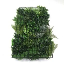 Mur Végétal Artificiel Premium City 3 - 15 Plantes - 1m X 1m -Grasses Fleurs Soldes Boutique 63add939dbf698.19424194