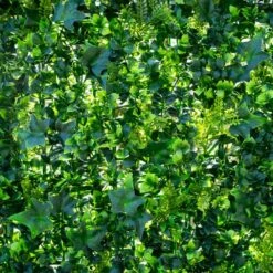 Mur Végétal Artificiel Extérieur Et Intérieur Prêt à Poser 1m X 1m Lierre -Grasses Fleurs Soldes Boutique 63add93e4738f1.73564741