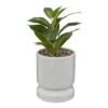 ATMOSPHERA Plante Verte Artificielle Pot En Céramique H 30 Cm -Grasses Fleurs Soldes Boutique 63eb35daa6bdd3.49934052