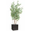 Joli Faux Eucalyptus En Pot H 160 Cm Feuillage Tissu Vert -Grasses Fleurs Soldes Boutique 63f608086c8a59.04838388
