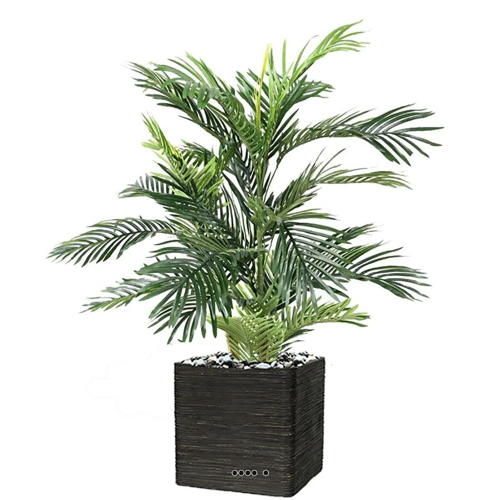 Joli Palmier Areca Artificiel En Pot Multitroncs H 85 Cm Vert - Choisissez Votre 4 Joli Palmier Areca Artificiel En Pot Multitroncs H 85 Cm Vert - Choisissez Votre – Image 2