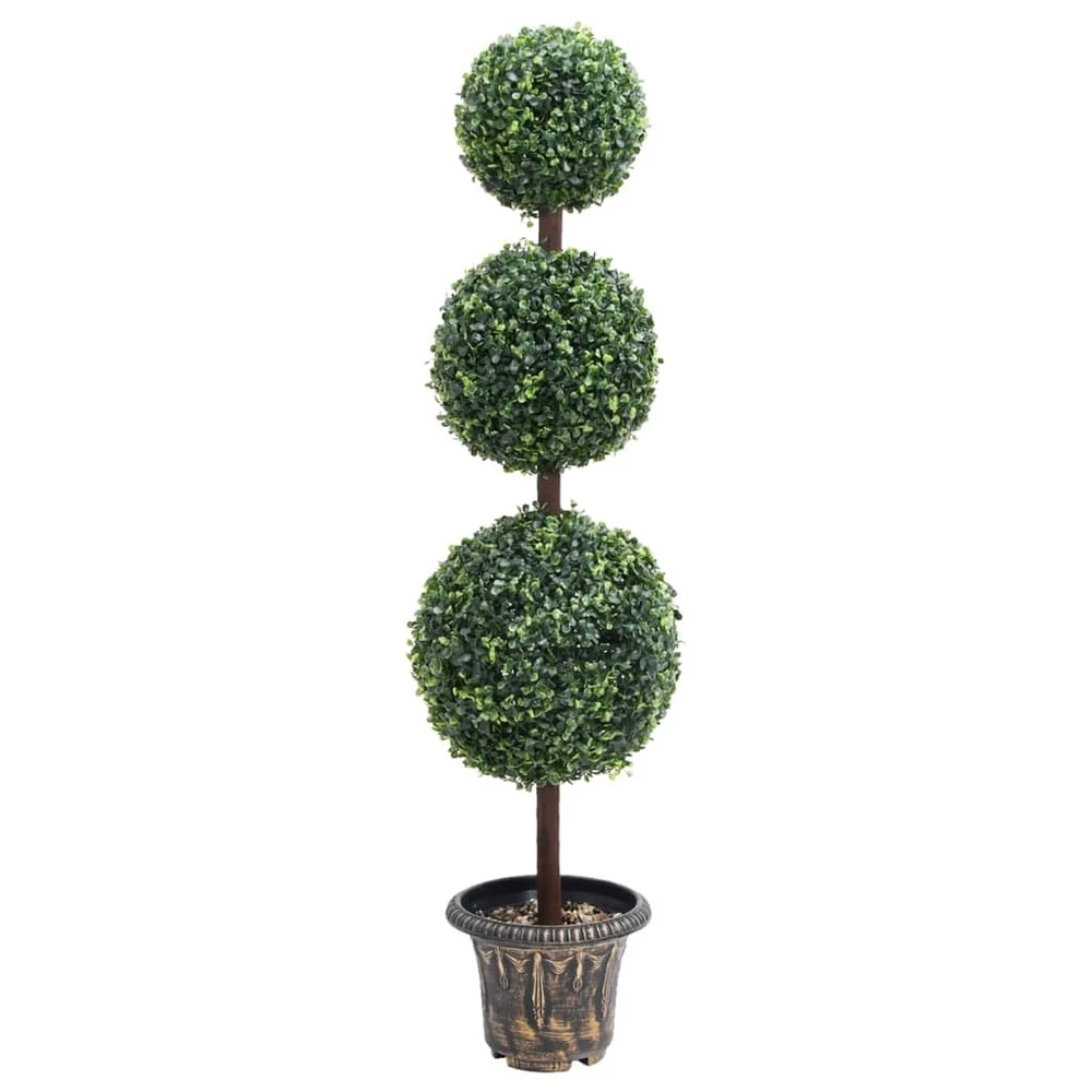 VIDAXL Plante De Buis Artificiel Avec Pot Forme De Boule Vert 118 Cm 3 VIDAXL Plante De Buis Artificiel Avec Pot Forme De Boule Vert 118 Cm