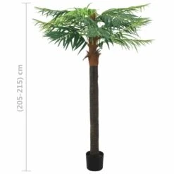 VIDAXL Palmier Phoenix Artificiel Avec Pot 215 Cm Vert -Grasses Fleurs Soldes Boutique 8605bcd7403a12e9