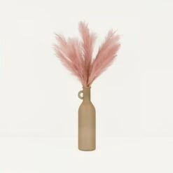 Plumeau Artificiel Violet 110cm Lot De 3 -Grasses Fleurs Soldes Boutique a5003d1d1356f034