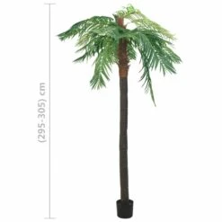 VIDAXL Palmier Phoenix Artificiel Avec Pot 305 Cm Vert 13 VIDAXL Palmier Phoenix Artificiel Avec Pot 305 Cm Vert -Grasses Fleurs Soldes Boutique d4fee673f7664f56